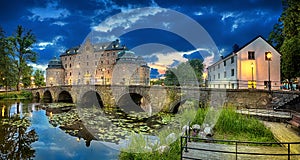 Panoramic HDR image of Orebro Castle