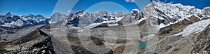 Panoramic Himalaya landscape