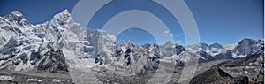 Panoramic Himalaya landscape