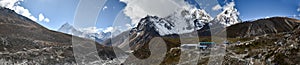 Panoramic Himalaya landscape