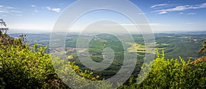 Panoramic image of Lowveld God`s Window along the Panorama Route in South Africa