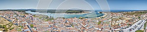 Panoramic image of the Portuguese coastal town Bairro Monte Vistoso photo