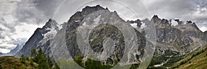 Panoramic Italian Alps photo