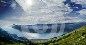 Panoramic of Lake Garda