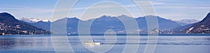 Panoramic Lake Maggiore landscape