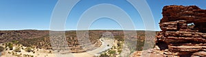 Panoramic landscape Australian outback