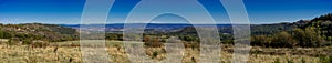 Panoramic landscape of Auvergne