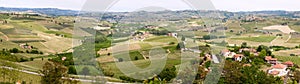 Landscape Langhe hills vineyards. Viticulture near Barolo, Piedmont, Italy, Unesco heritage. Barolo, Nebbiolo, photo