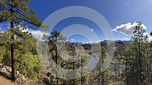 Panoramic Landscape Las Ninas Reservoir photo