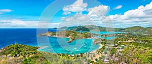 Panoramic landscape of Shirley Heights, Antigua and Barbuda photo