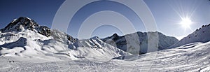 Panoramic in Les Arcs. France