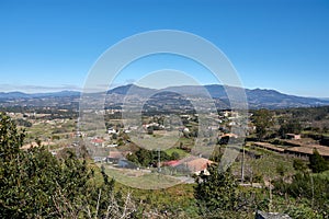 Panoramic of the Longos Vales valley, Portuguese parish of the MonÃÂ§ÃÂ£o council photo