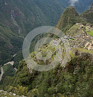 Panoramic of Machu Picchu, Cusco Peru