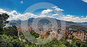 Panoramic of Medellin City