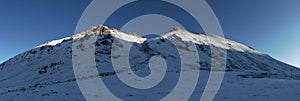 Panoramic Mountain Tibetan Himalayan landscape in SiChuan province, China