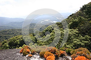 Panoramic mountain view