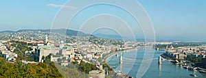 Panoramic overview of Budapest, Hungary