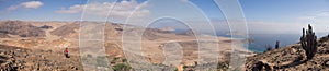 Panoramic of Pan de Azucar National Park, Atacama desert photo