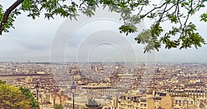 Panoramic Paris Skyline