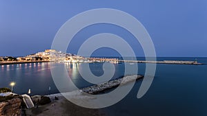 Panoramic PeÃÂ±iscola Castle.