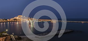 Panoramic PeÃÂ±iscola Castle.