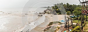 Panoramic photo of the coast of Bilwi, in Puerto Cabezas