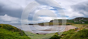 Panoramic photo of Ireland coast