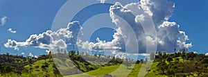 Panoramic photo of a landscape in Goias.