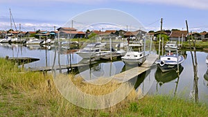 Port of La Teste de Buch in France