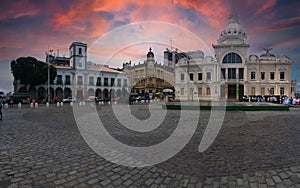 Panoramic photo with the Rio Branco Palace and Salvador City Hall in the Historic Center