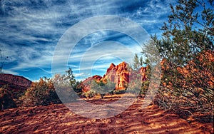 Panoramic views of Valley of Fire. Arizona photo