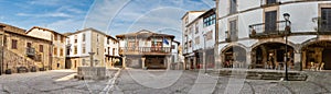 Panoramic Plaza Mayor in San Martin de Trevejo photo
