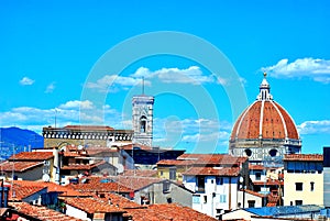 Panorámico techos de antiguo la ciudad de 