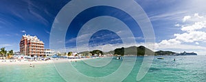 Panoramic of Saint Martin, Sint Maarten: Caribbean Beaches