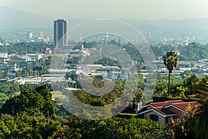 Panoramic of San Salvador, El Salvador photo