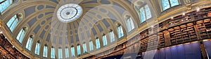 Panoramic shot of the British Museum Library