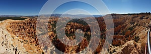 Panoramic shot of Bryce Canyon National Park in Utah, USA