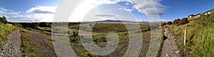 Panoramic shot of the Duddon Estuary in the UK photo