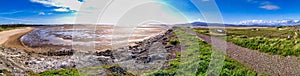 Panoramic shot of the Duddon Estuary in the UK photo