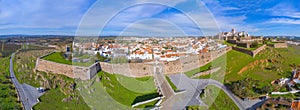 Panoramic shot of the Estremoz, Portugal