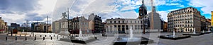 Panoramic shot, jaude square in Clermont-Ferrand