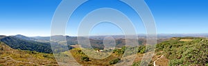 Panoramic shot taken from Antônio Rosa Municipal Park, São Thomé das Letras, Minas Gerais, Brazil.