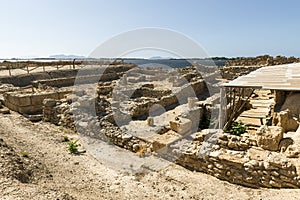 Panoramic Sights of The Southern Boundary of Tofet, Limite Meridionale del Tofet in Province of Trapani, Marsala, Italy. photo