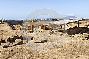 Panoramic Sights of The Temple of Hercules, Tempio di Ercole in Province of Trapani, Marsala, Italy.