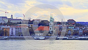 Panoramic skyline of Buda district, Budapest, Hungary