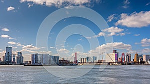 Panoramic skyline Rotterdam, Netherlands