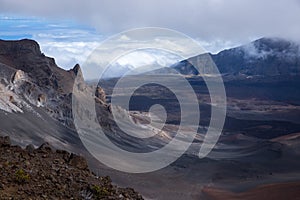 Panoramic Summit Clouds rollin gin