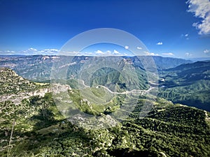 Panoramic Urique Canyon View, Sierra Tarahumara photo