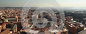 Panoramic of Vatican City