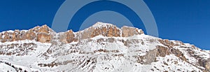 Panoramic vie of Piz Boe